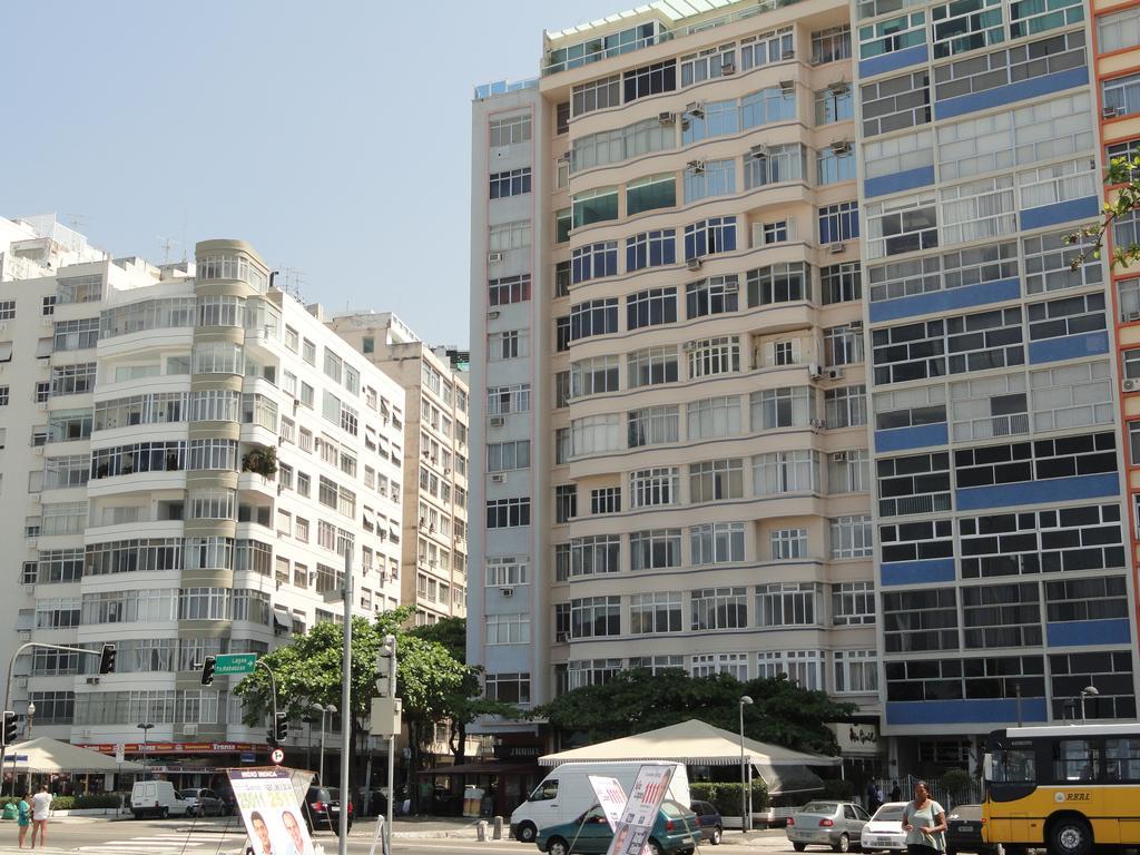Oceanfront Copacabana Lägenhet Rio de Janeiro Exteriör bild