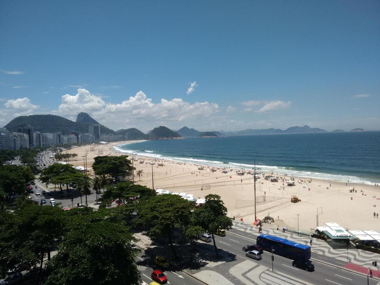 Oceanfront Copacabana Lägenhet Rio de Janeiro Exteriör bild